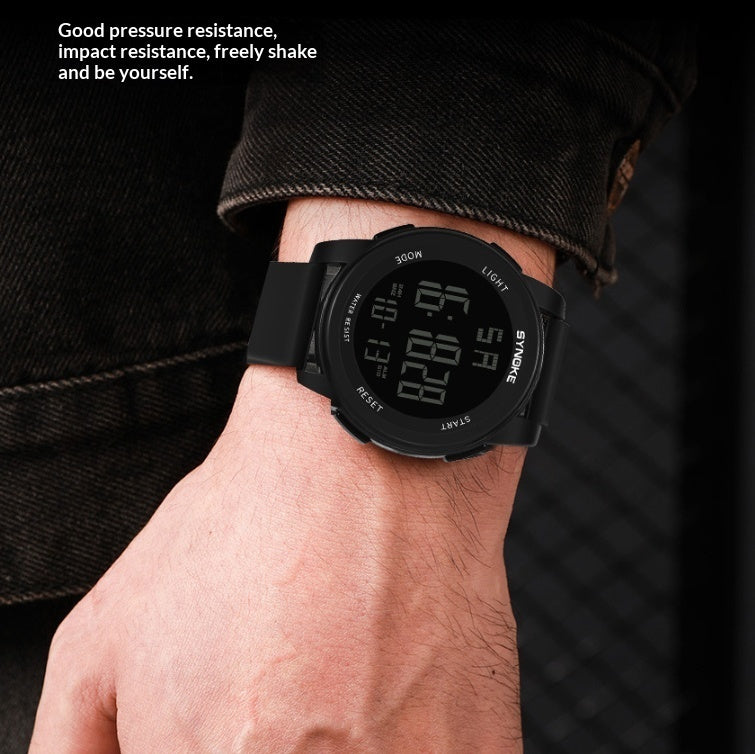 K Mens Outdoor Sports Electronic Watch For Swimming