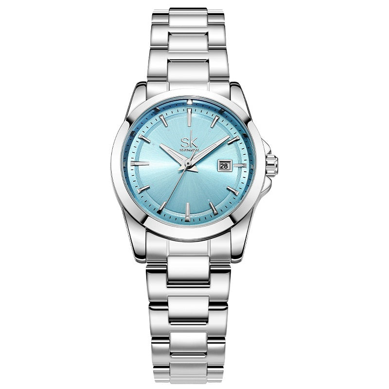 K Waterproof High-grade Stainless Steel Women's Watch