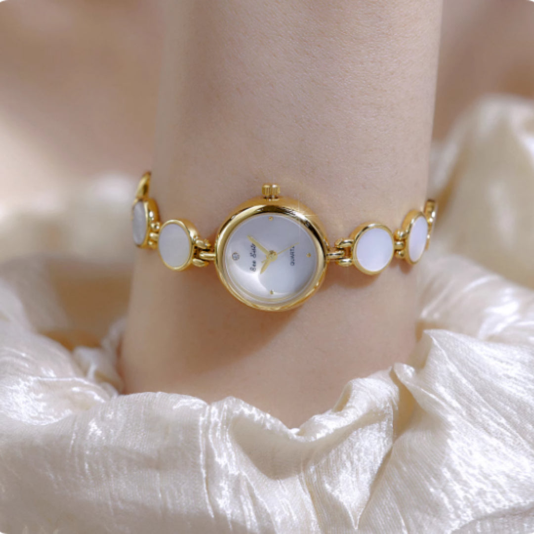K Vintage Bracelet With Aurora-like Natural Shell Waterproof
