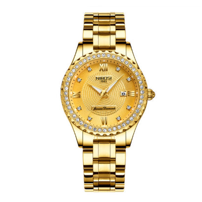 K Women's Ultra-thin Automatic Mechanical Luminous Waterproof Quartz Watch