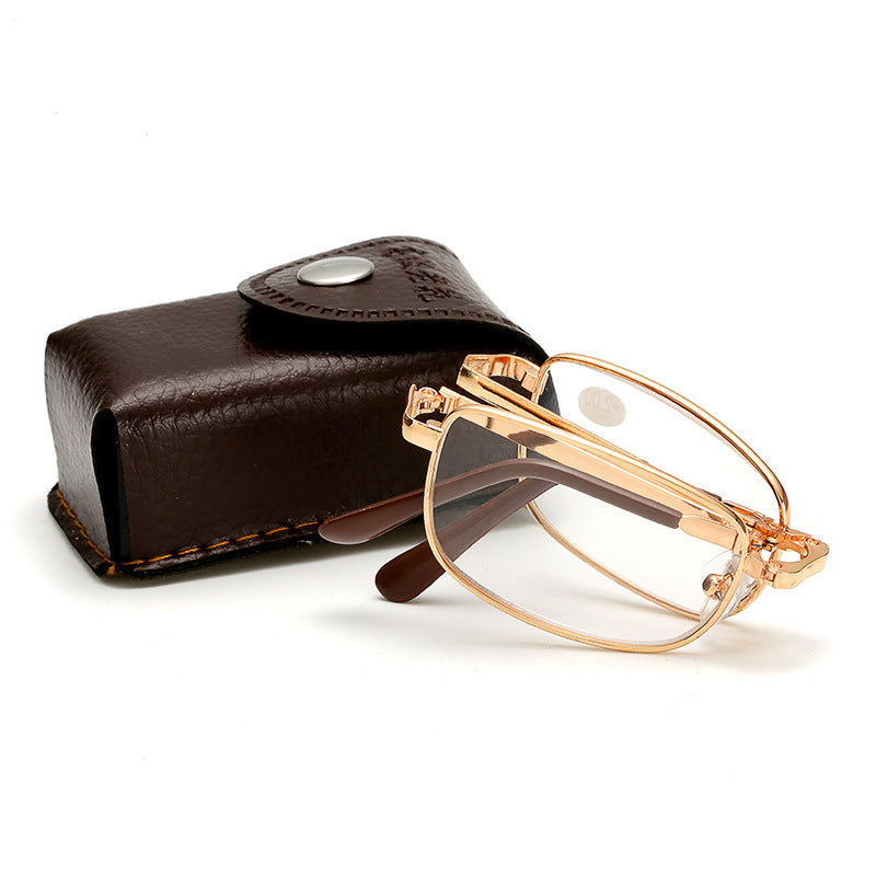 K Fashionable Folding Resin Glasses For The Elderly