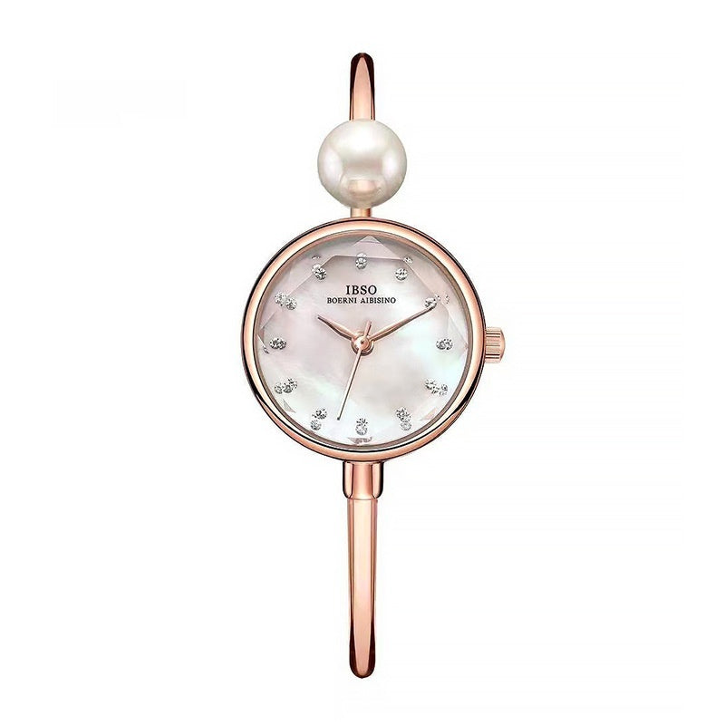 K Women's Bracelet Watch Shell Surface Pearl