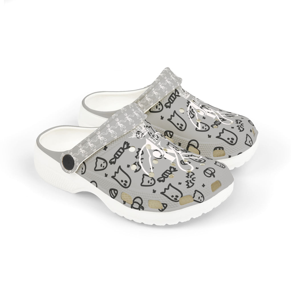 KK Kids Ghost & Pumpkin EVA Foam Clogs M1W&B