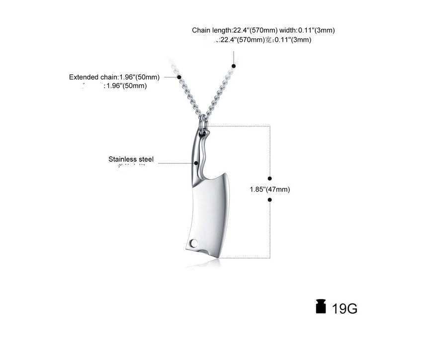 K Stainless Steel Necklace, Colorful Glare Classic Pendant