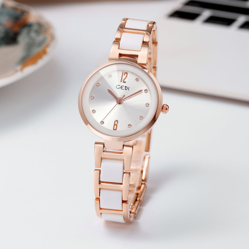 K Simple Elegant Waterproof Women's Quartz Watch