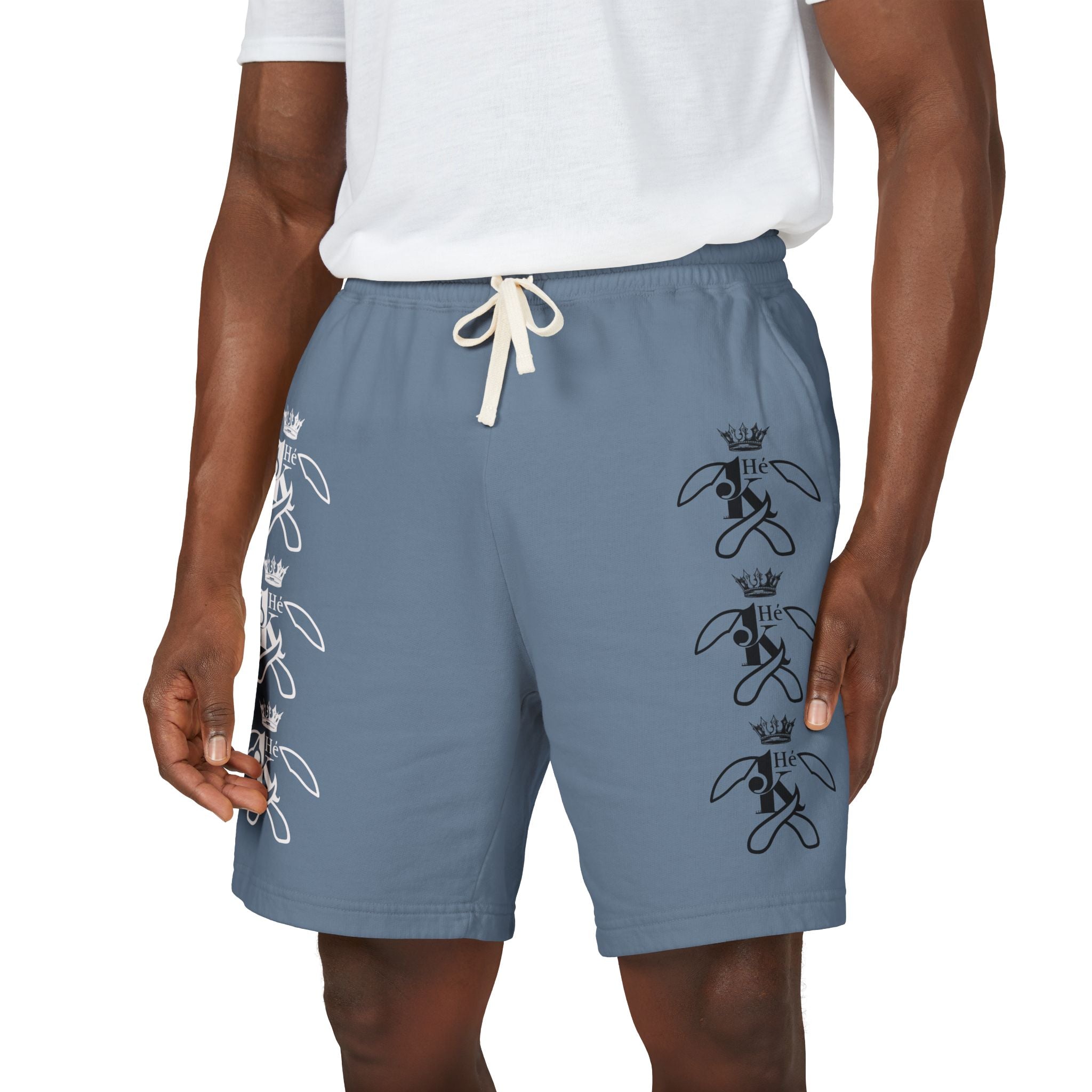 K Crowned Bunny Graphic Sweat Shorts M1W&B
