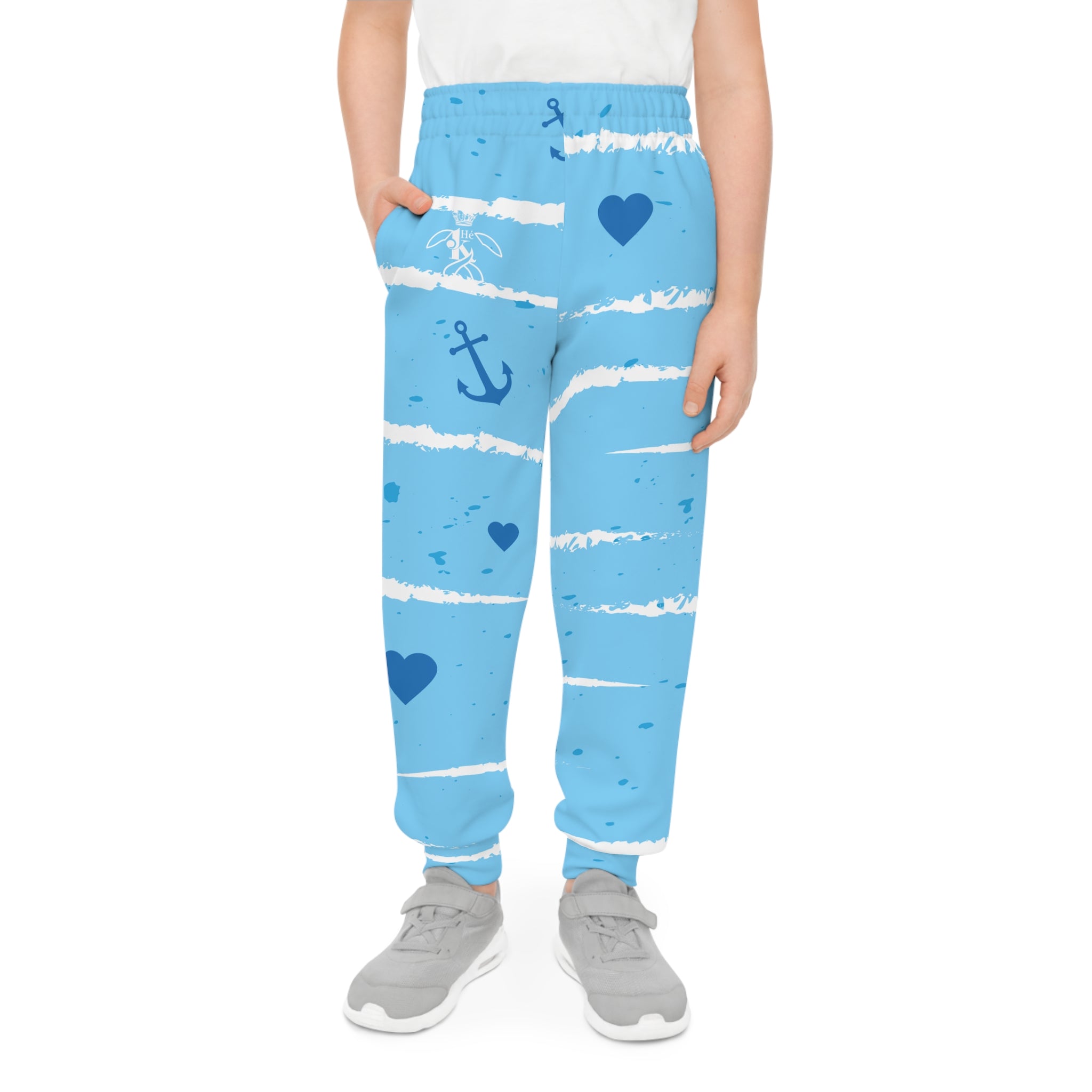 K Nautical Heart Youth Joggers M1W