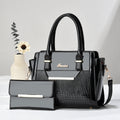 K Casual Womens Shoulder Bag Large-capacity Patent Leather Tote