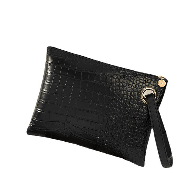 K Womens Simple Large-Capacity Clutch Bag With Print