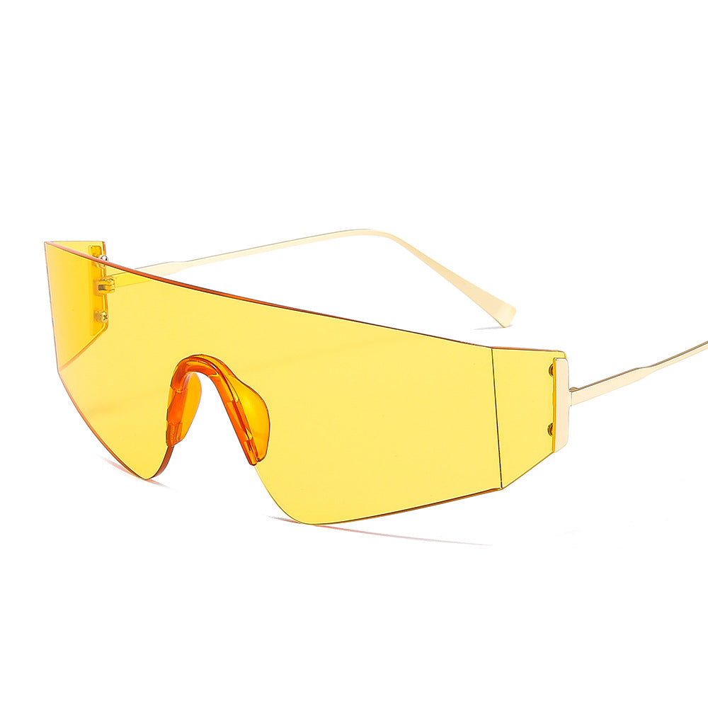 K Metal One-Piece Sports UV400 SunglassesCycling Sunglasses