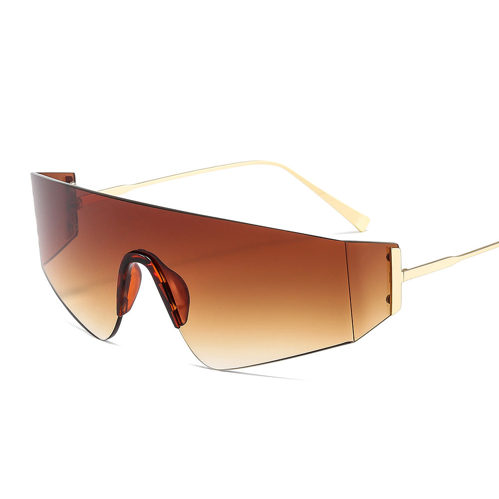 K Metal One-Piece Sports UV400 SunglassesCycling Sunglasses