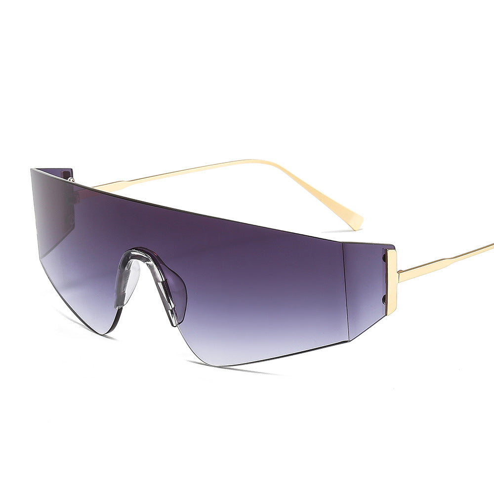 K Metal One-Piece Sports UV400 SunglassesCycling Sunglasses