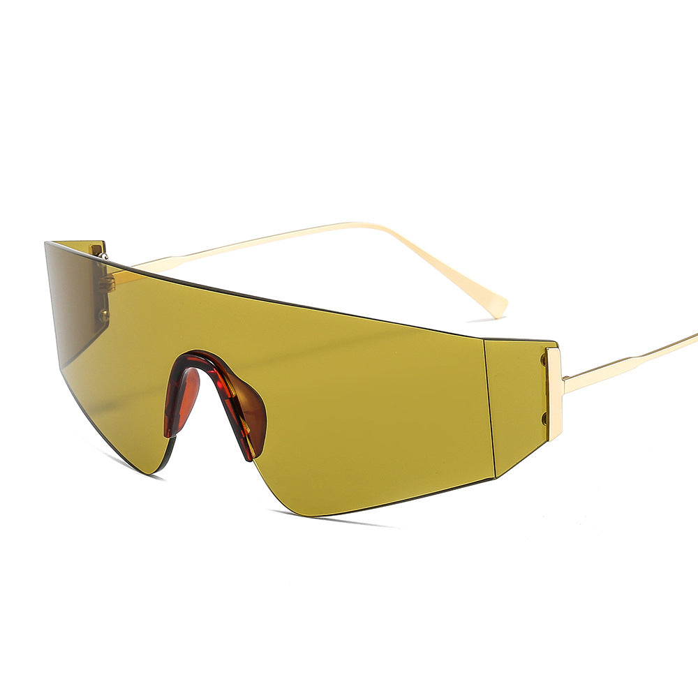 K Metal One-Piece Sports UV400 SunglassesCycling Sunglasses