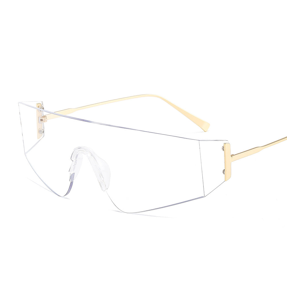 K Metal One-Piece Sports UV400 SunglassesCycling Sunglasses
