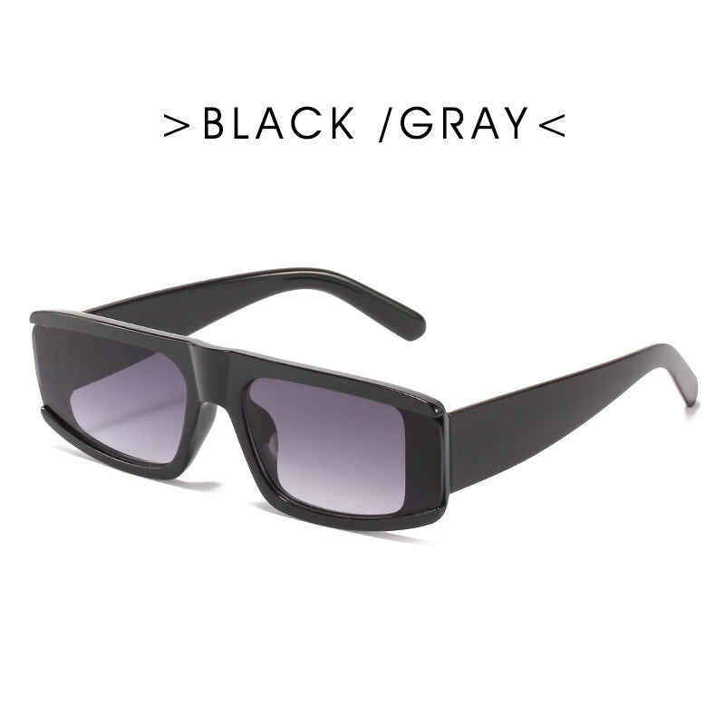 K New European And American Trend Sunglasses Women's Square Long Face Ins Sunglasses Men's Cross-Border Foreign Trade Street Shooting Glasses