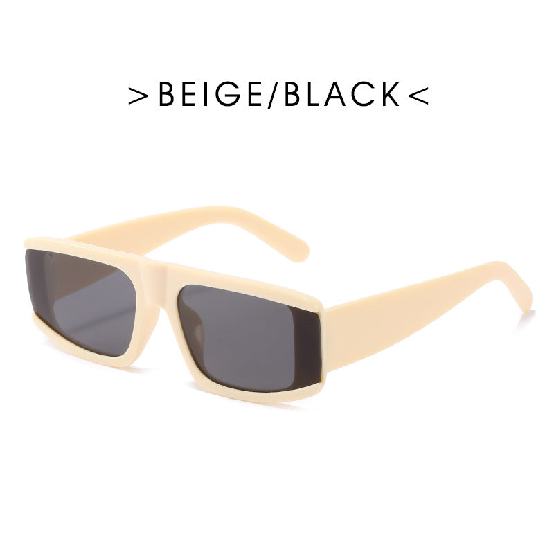 K New European And American Trend Sunglasses Women's Square Long Face Ins Sunglasses Men's Cross-Border Foreign Trade Street Shooting Glasses