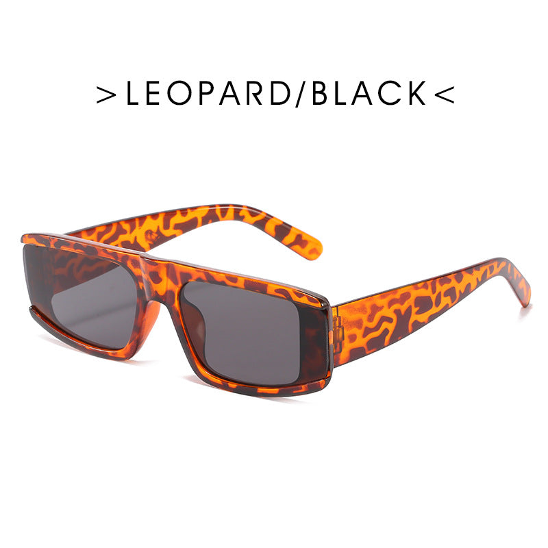 K New European And American Trend Sunglasses Women's Square Long Face Ins Sunglasses Men's Cross-Border Foreign Trade Street Shooting Glasses