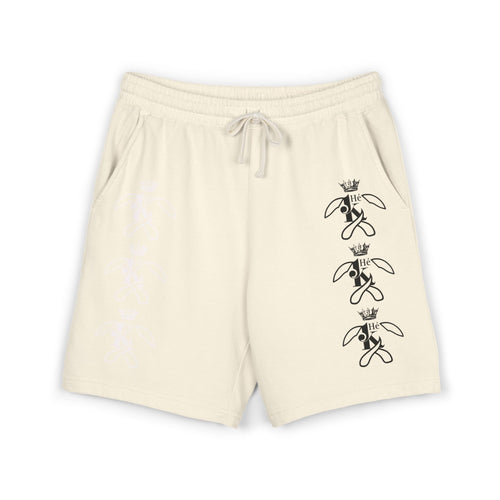 K Crowned Bunny Graphic Sweat Shorts M1W&B