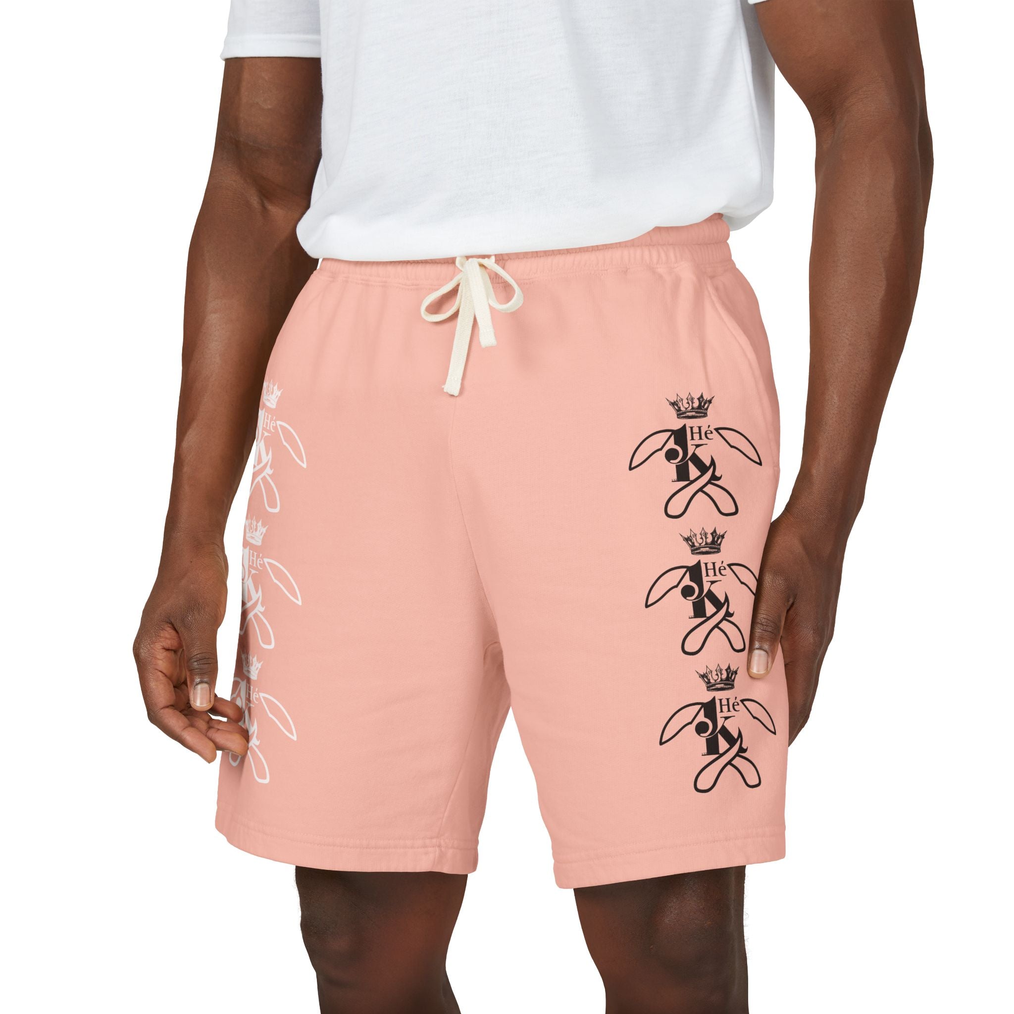 K Crowned Bunny Graphic Sweat Shorts M1W&B