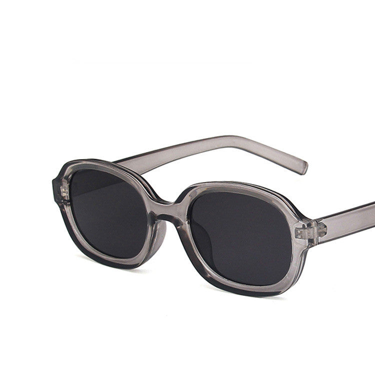 K Oval Trend Fashion Concave Statement Sunglasses