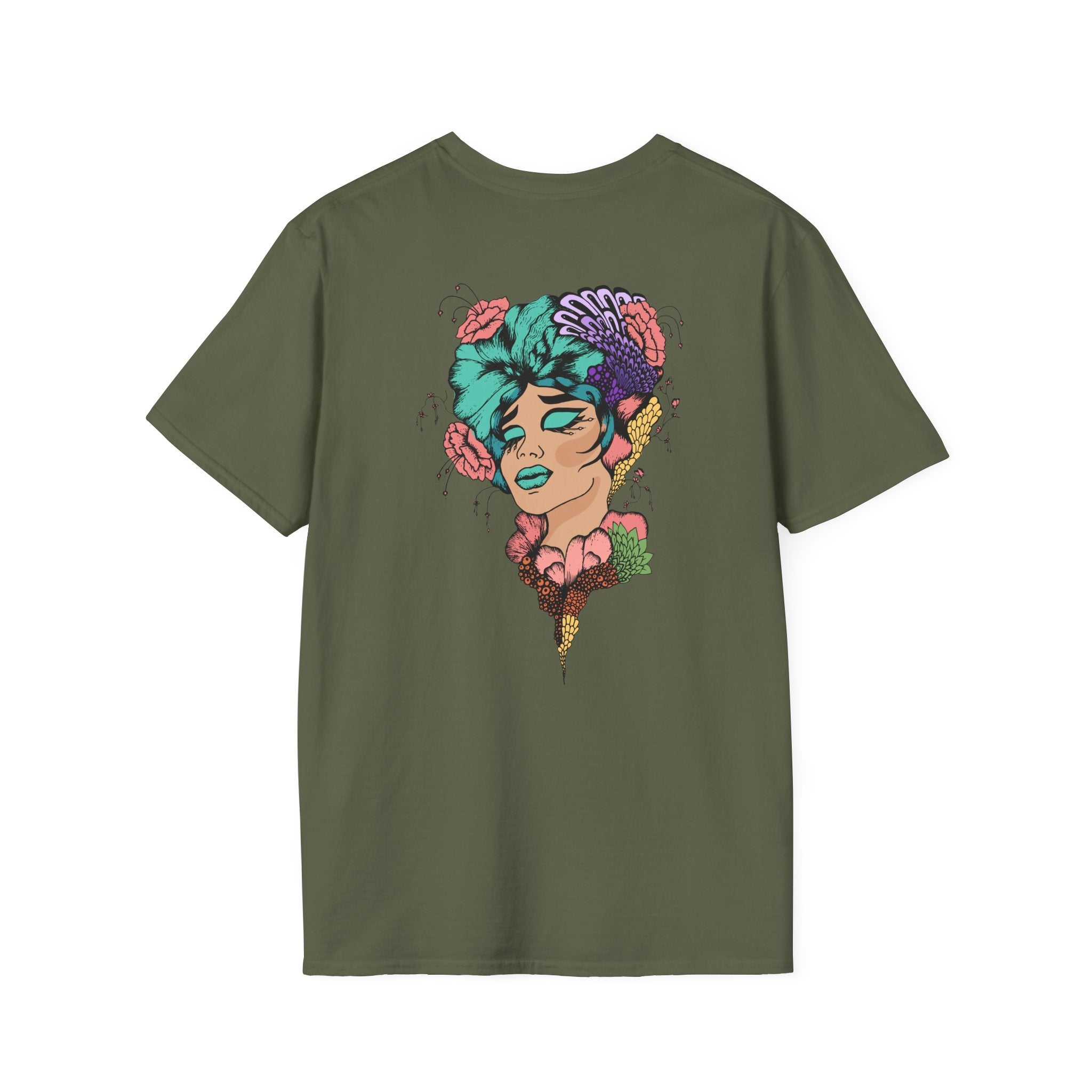 K Vibrant Botanical Art Tee M4B