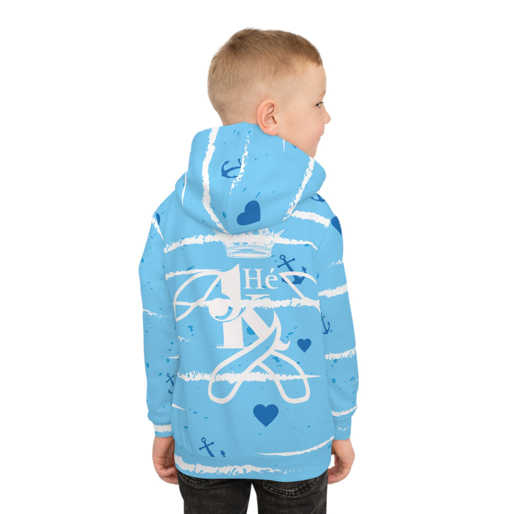 K Kids Nautical Anchor Hoodie M1W