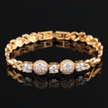 K Flash diamond caring ladies bracelet