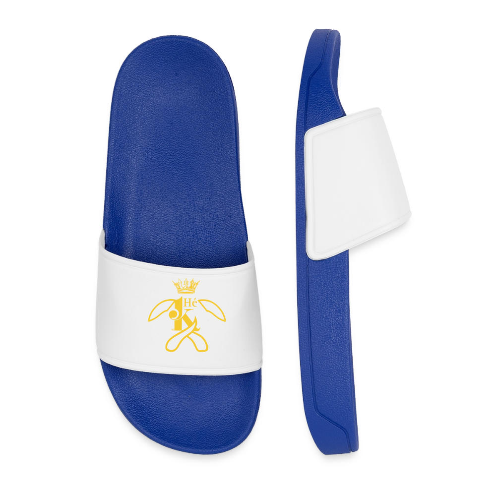 Hey K Men’s Pool Sliders - royal blue