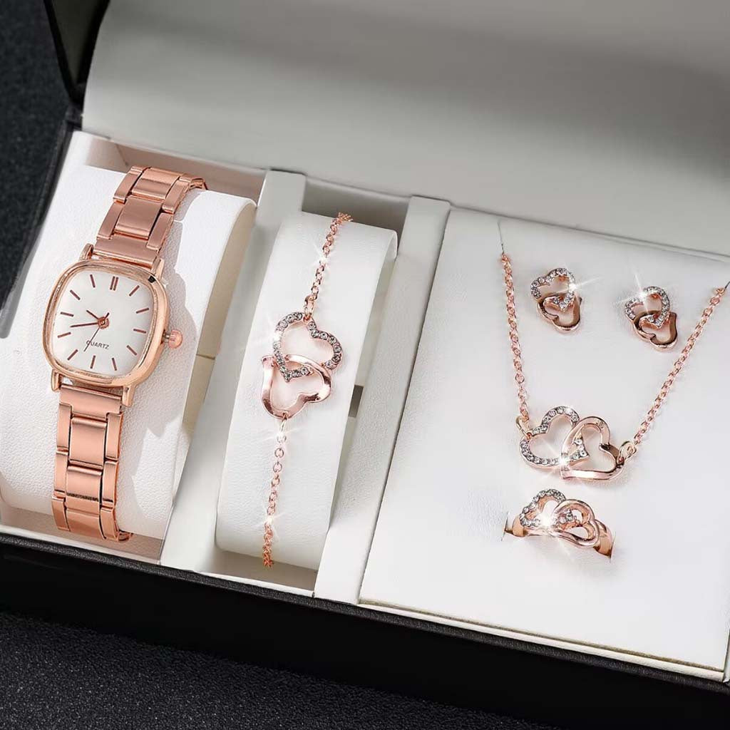 K Women's Alloy Square Roman Quartz Watch