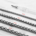 K Titanium steel necklaces for men