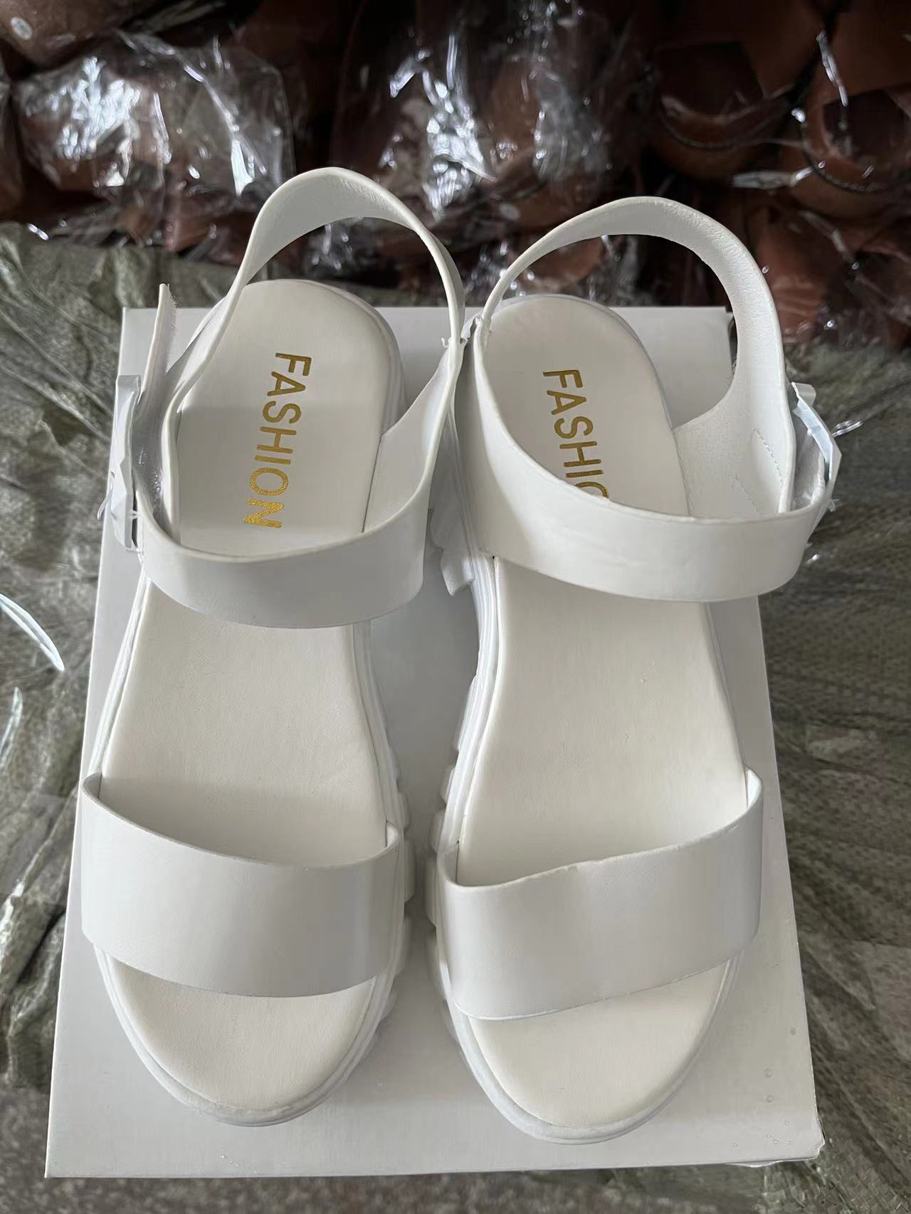 K Peep Toe Ankle-strap Buckle Sandals