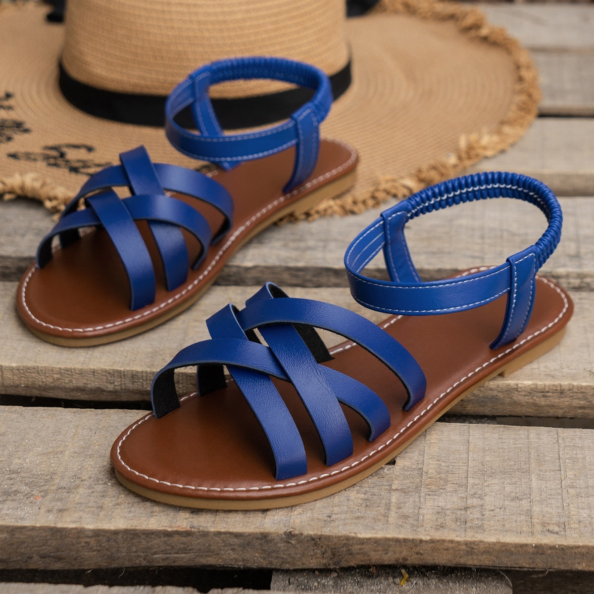 K Flat Bottomed Korean Sandals