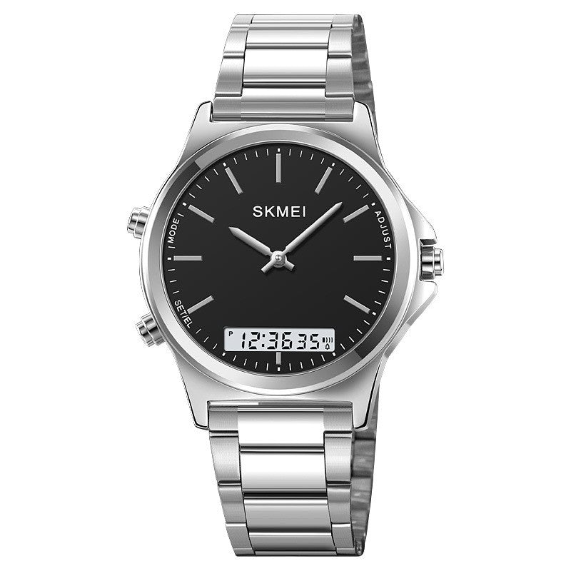 K Business-style Multi-function Steel-band Watch For Men