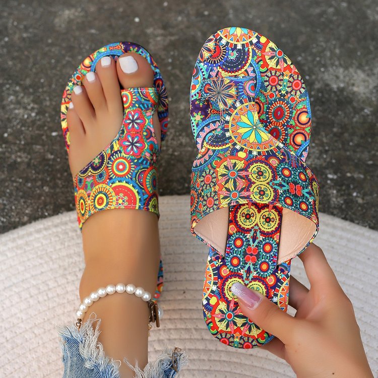 K Toe-Strap Roman Style Sandals