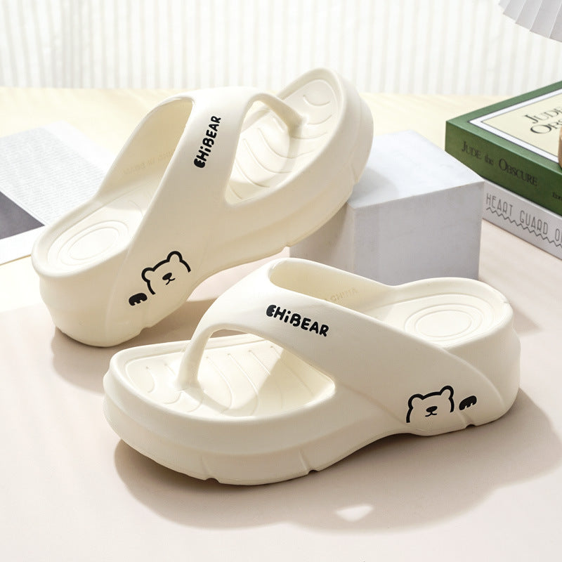 K Thick-soled resistant Slippers