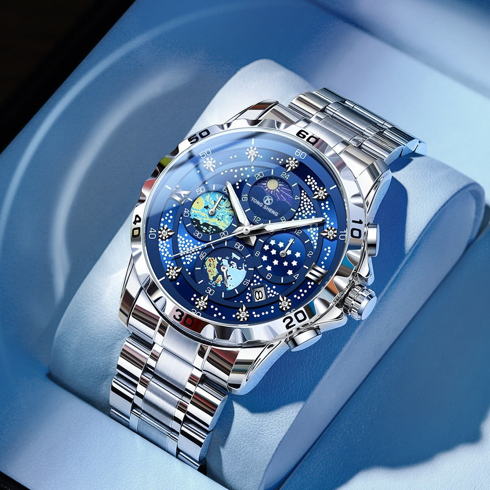 K Fully Automatic Waterproof Stylish Student Watch With A Luminous Dial And Calendar