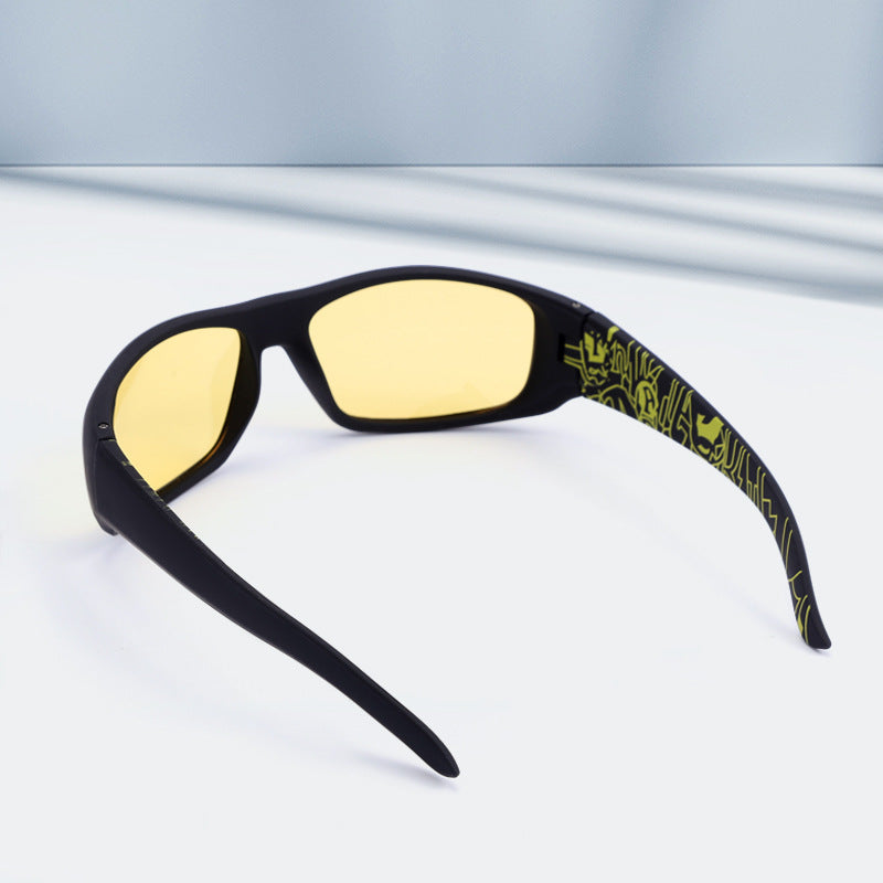 K Retro Camouflage Frame Polarized Glasses Outdoor Riding Shading