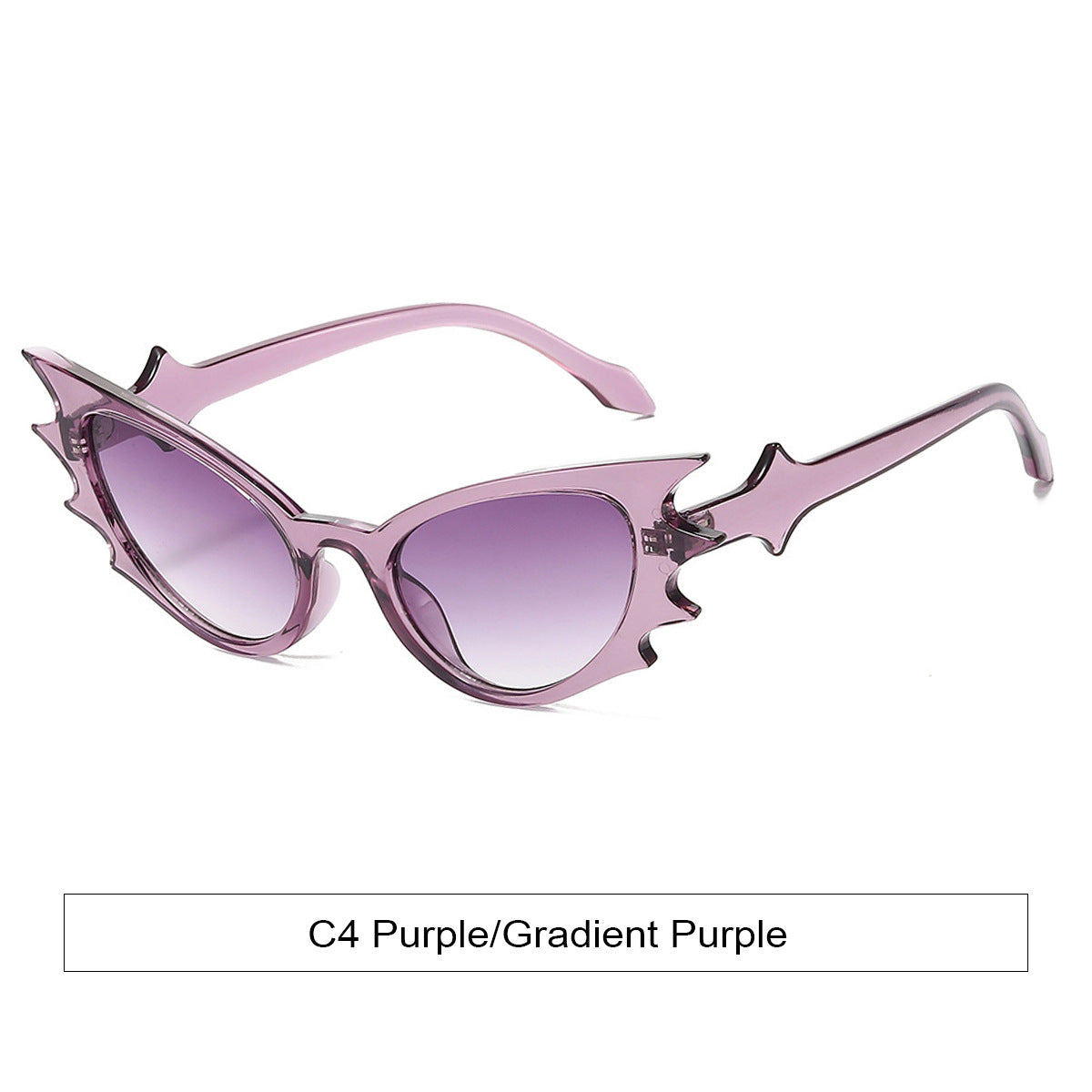 K Cat's Eye Exaggerated Personalized Shaped Decoration Glasses