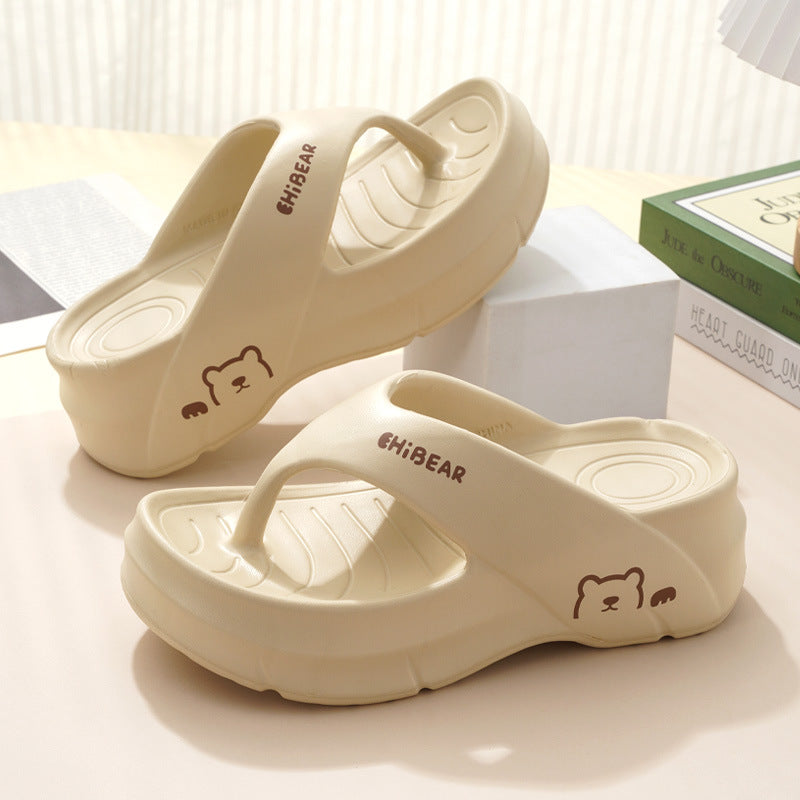 K Thick-soled resistant Slippers
