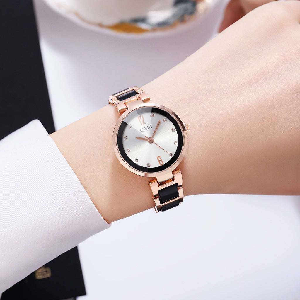 K Simple Elegant Waterproof Women's Quartz Watch