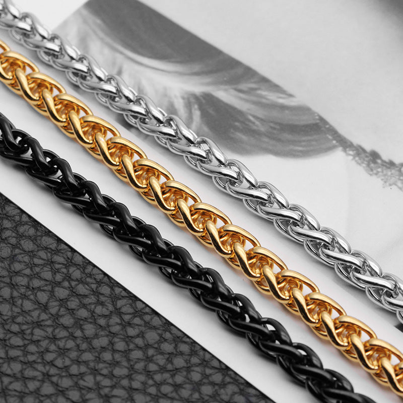 K Titanium steel necklaces for men