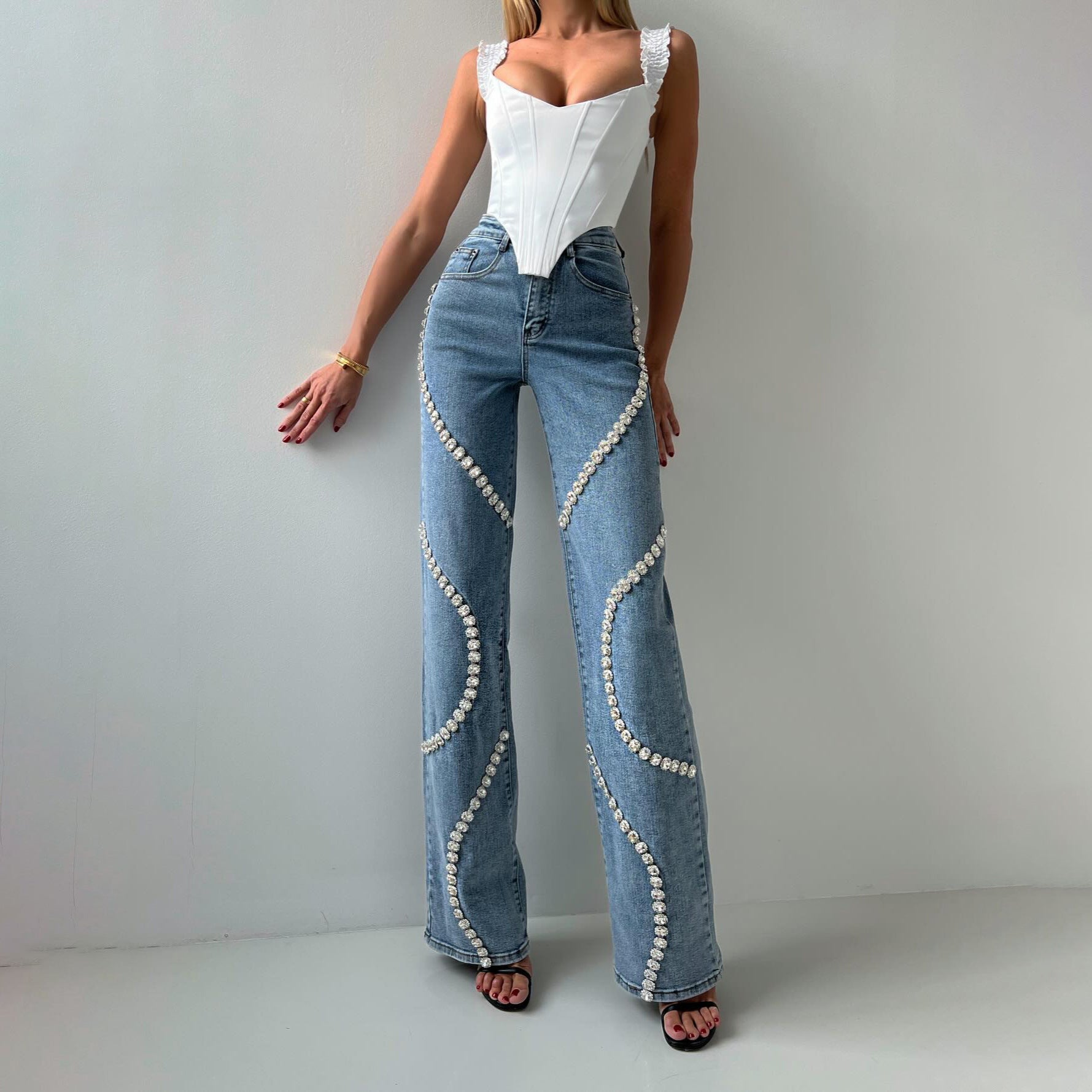 K Loose Straight Leg Jeans And Fashionable Casual Pants