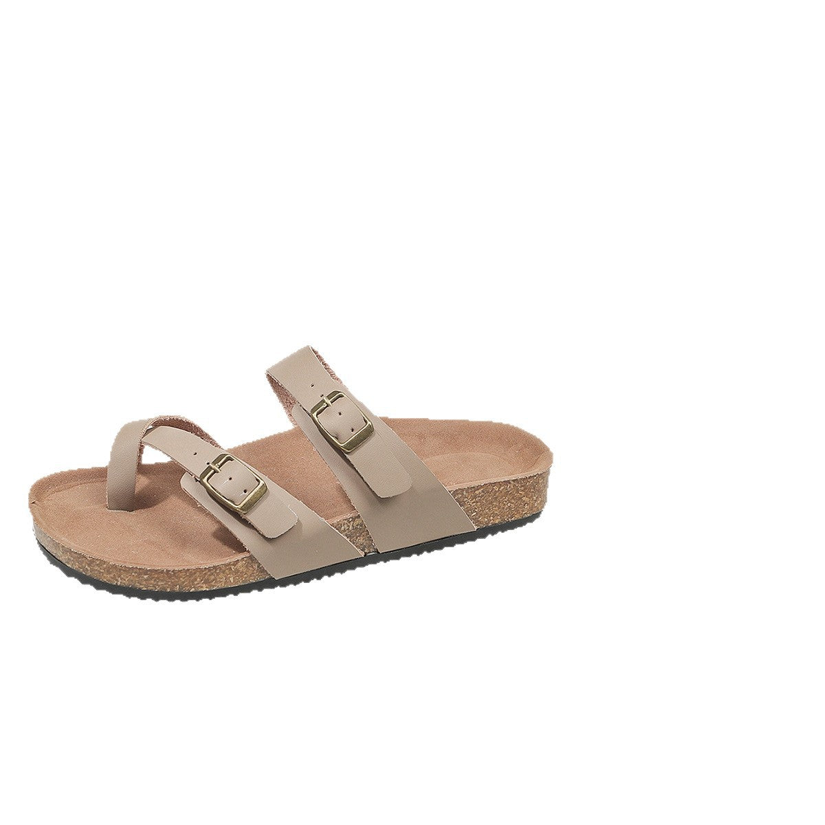 K Double Row Buckle Open Toe