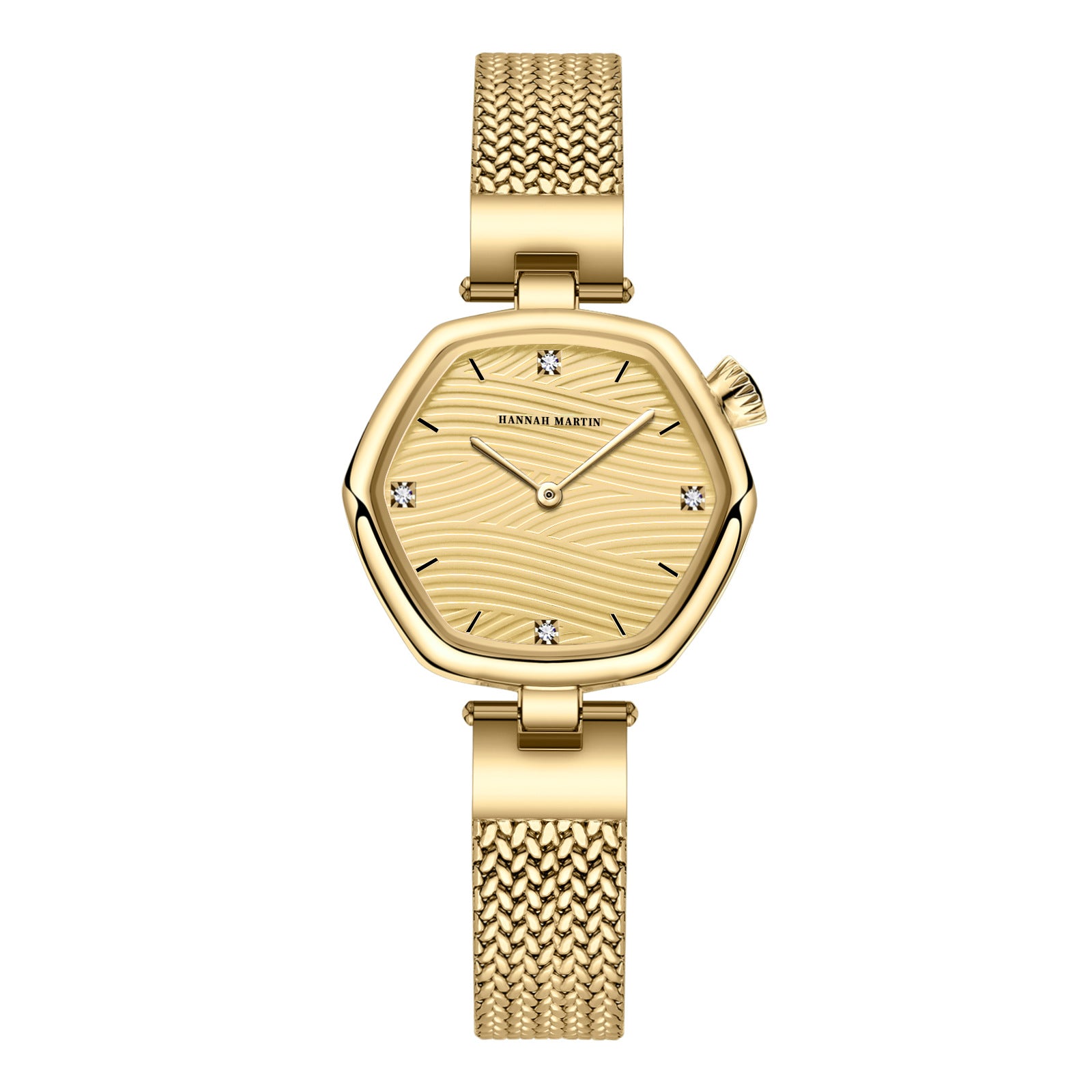 K Fashion Simple Hexagonal Movement Women's Watch