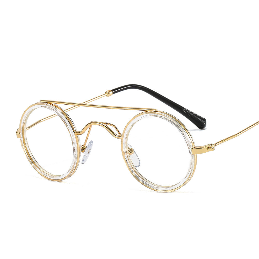 K Punk Small Round Rim Hip Hop Sunglasses
