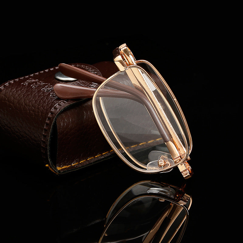 K Fashionable Folding Resin Glasses For The Elderly