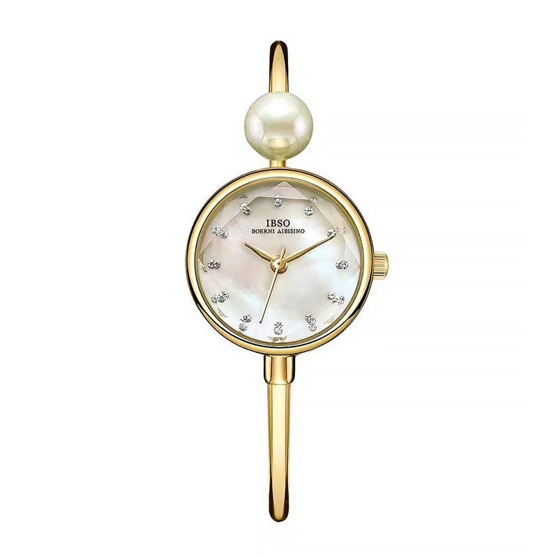 K Women's Bracelet Watch Shell Surface Pearl