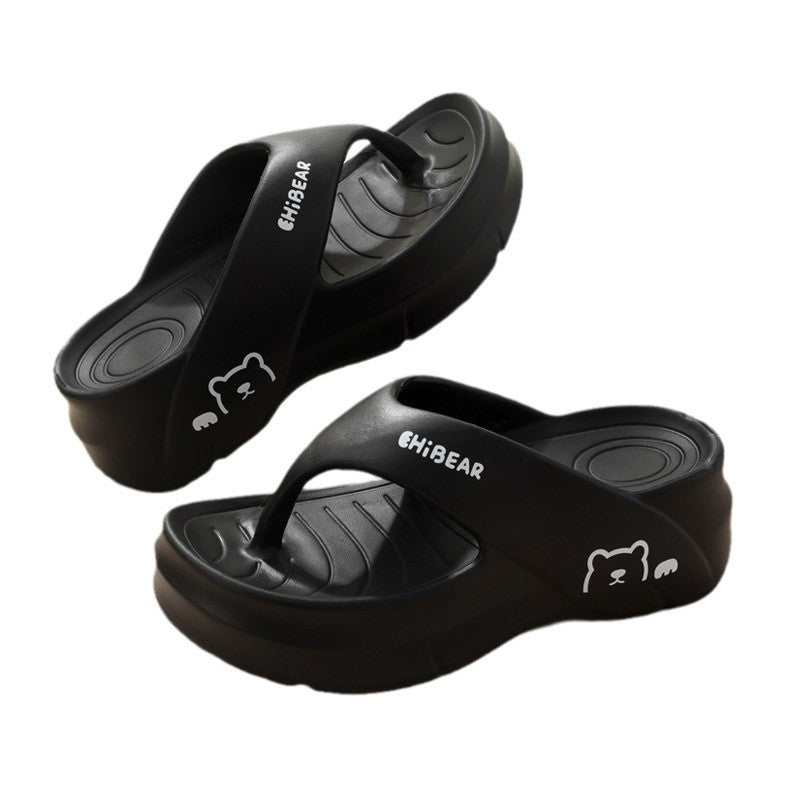 K Thick-soled resistant Slippers