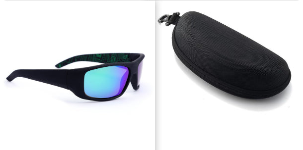 K Retro Camouflage Frame Polarized Glasses Outdoor Riding Shading