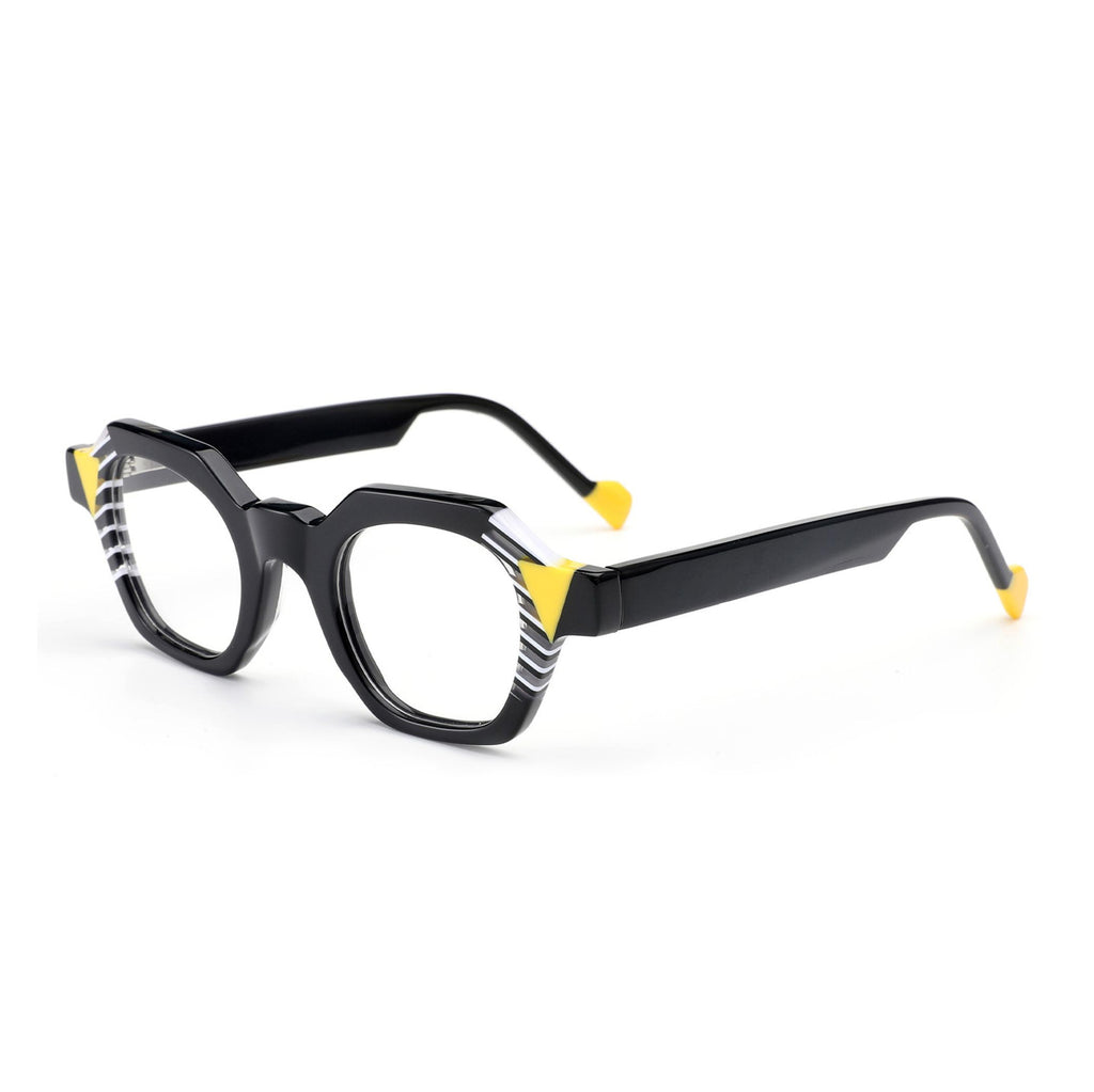 K Optical Glasses Frame Multilateral Box Fashion Plain Glasses